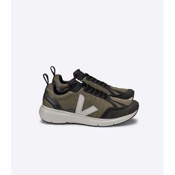 Veja CONDOR 2 ALVEOMESH Schoenen Dames Olive/Black | BE 491HAP